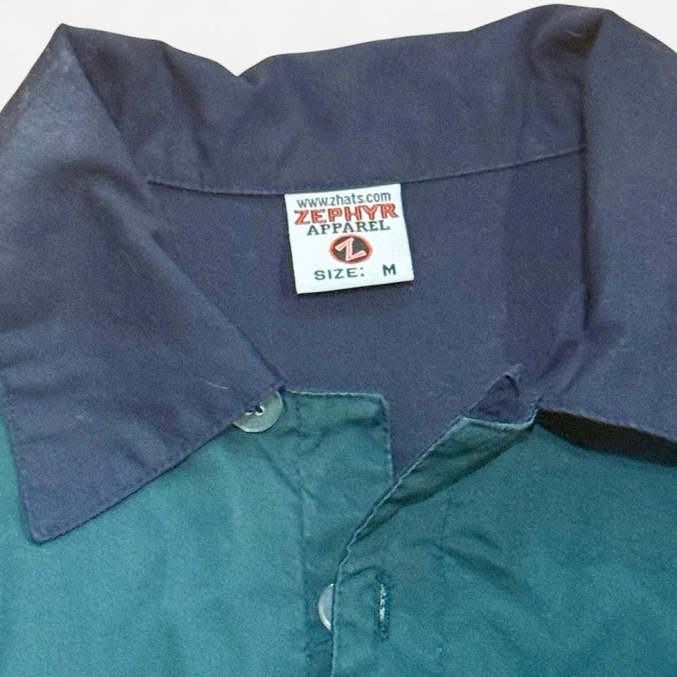 Vintage Zephyr Apparel Notre Dame Fighting Irish Bowling-Style Button-Up Shirt - Image 2 of 4