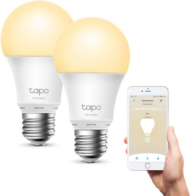 Tapo Tp-Link L510E Smarte WLAN Glühbirne E27, Dimmbar 8.7 W, Kein Hub Notwendig,