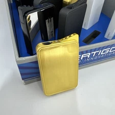 Vertigo Reflections Single Torch Cigar Lighter - Gold - New