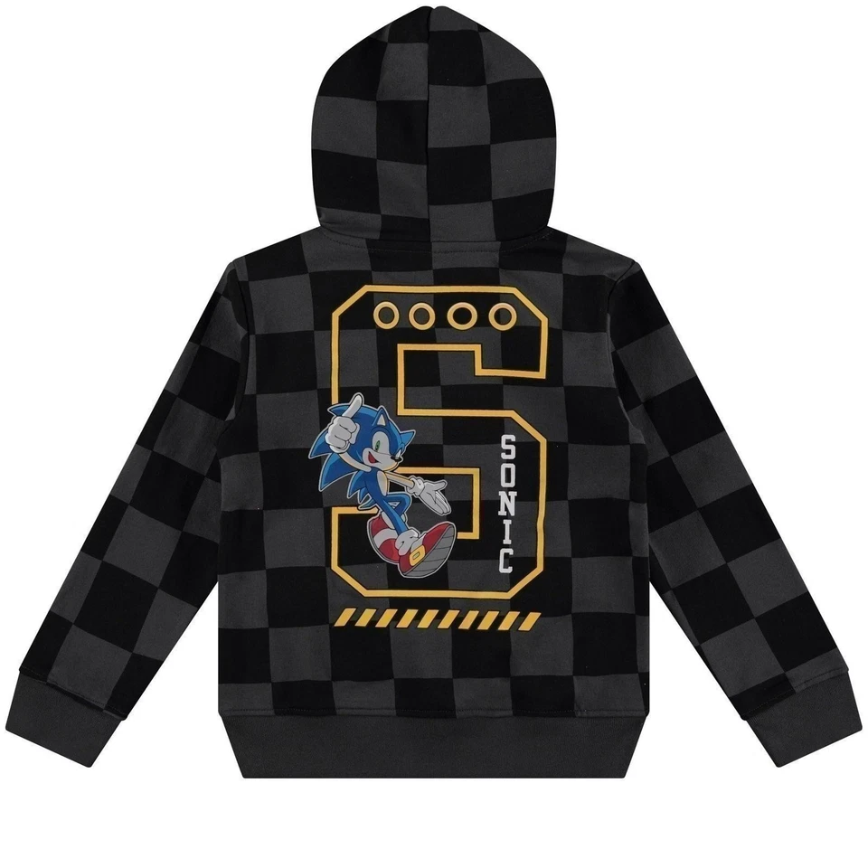 Boys Sonic The Hedgehog Pullover Hoodie- Sonic, Tails, Shadow and Knuckles... - Image 4 of 4