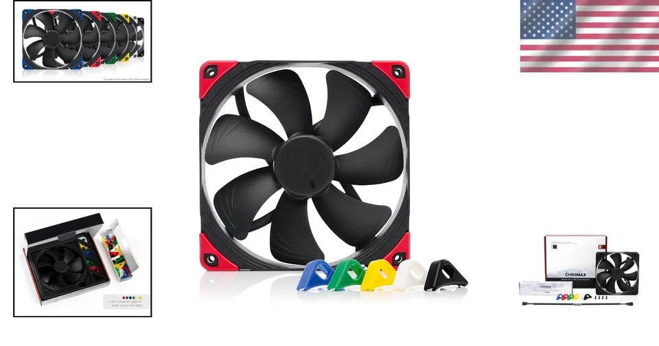 Whisper-Quiet NF-A14 PWM 140mm Fan - Ideal for Desktops and Radiators - Image 2 of 4