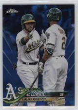 2018 Topps Chrome Sapphire Edition Topps Online Exclusive Jed Lowrie #69 07o4