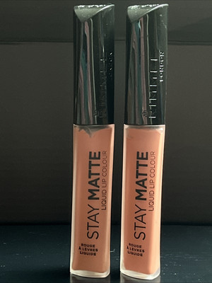 Lot Of 2 - Rimmel Stay Matte Liquid Lip, 200 Pink Blink. SEE DESCRIPTION