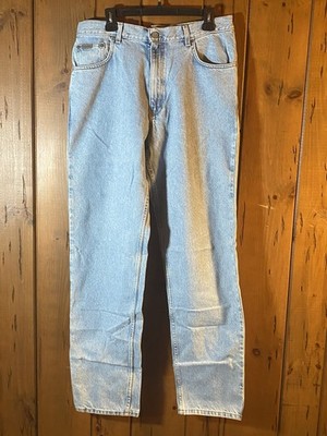VINTAGE 90s Calvin Klein Easy Fit Jeans 34x34 NWT Deadstock Made 