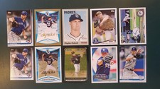 CLAYTON RICHARD - LOT OF (10) DIFFERENT CARDS - Topps 2011-2019 Padres
