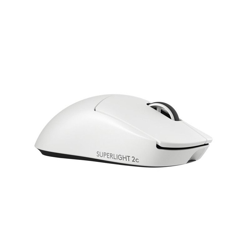 Souris sans fil Logitech G PRO X Superlight 2c blanche avec capteur optique haute précision