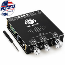 160W 160W Bluetooth 5.0 Amplifier Board 2.0 CH Class D Treble Bass DC 12-36V AUX