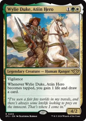 Wylie Duke, Atiin Hero [Outlaws of Thunder Junction] Near Mint