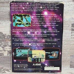 Flashback The Quest For Identity (Atari, Jaguar) Game, Manual, Box, & Tray