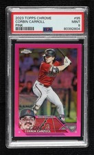 2023 Topps Chrome Pink Refractor Corbin Carroll #95 PSA 9 MINT 0i1b