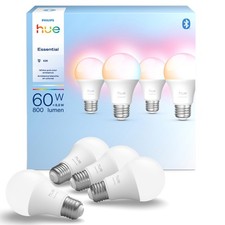Smart LED A19 Bulb 8.8W White Color Ambiance 2 Pack Philips Hue K-6500K Base