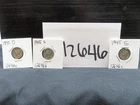 1945 Mercury Silver Dime 2/S 1/D lot of 3 Ungraded 12646