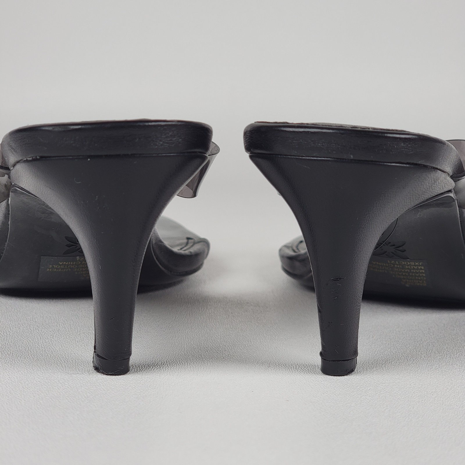 BCBGENERATION BLACK TABINA SQUARE TOE KITTEN HEEL… - image 7