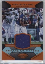 2016 Certified Certified Gamers Mirror Orange 70/149 Karlos Williams #5 0f8