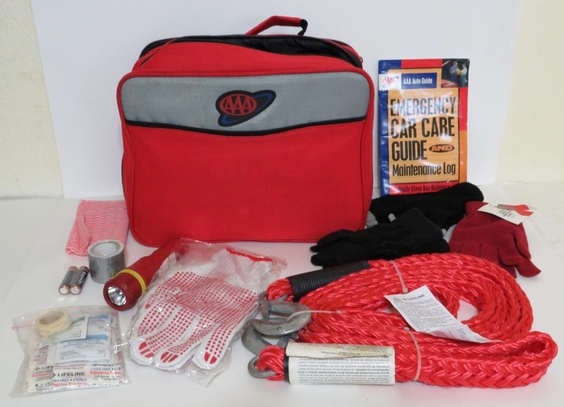 AAA Emergency Premium Auto Road Kit Outdoor Survival Gear pre-owned as-is