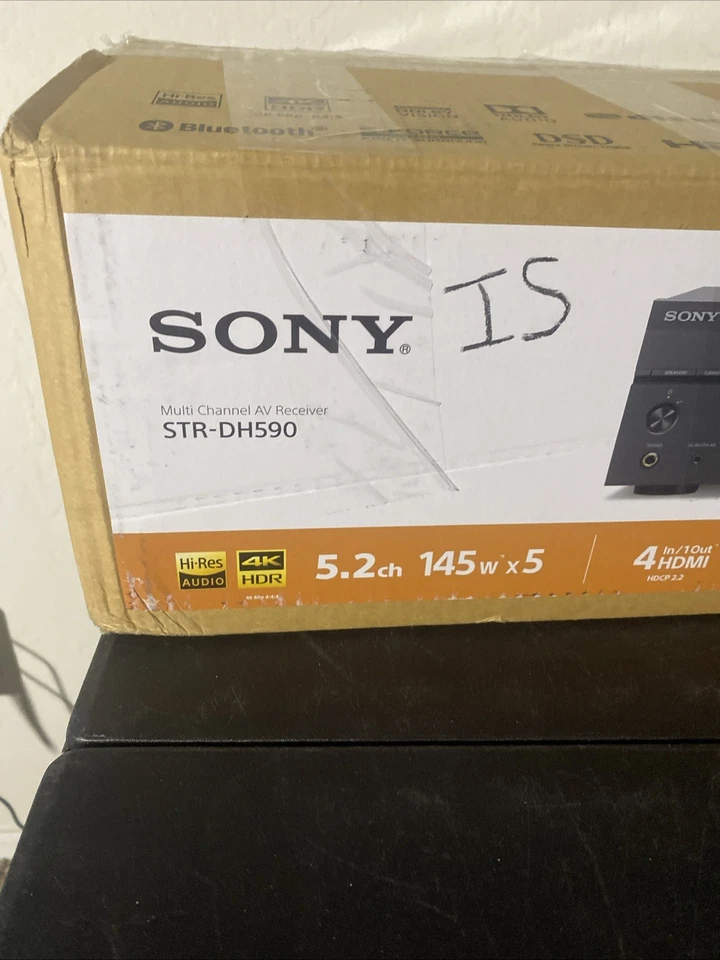 Sony STR-DH590 4K 5.2-channel Receiver 90 Watts Per Channel Brand New - Image 2 of 4