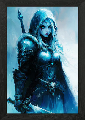 Eis Schnee Frost Tod Königin Ritter f Gerahmtes Wandbild Poster Leinwanddruck Bild