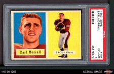 1957 Topps #104 Earl Morrall 49ers RC Michigan St PSA 6 - EX/MT