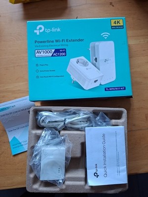 TP-Link TL-PA7017-Sender Gigabit Powerline WLAN & LAN AV1000 AC1200 NEU   LESEN!