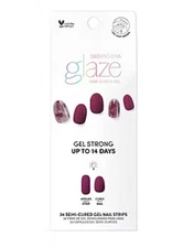 3 COLOR OPTIONS-(34 NAIL STRIPS)-Dashing Diva Glaze Semi-Cured Gel Nail Strips