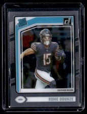 2024 Clearly Donruss Rated Rookie Autographs Rome Odunze Rookie Chicago Bears