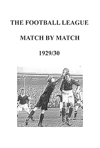 The Football League Match By Match 1929/30 Season Complete Statistics book - Imagen 1 de 1