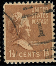 USA - 1938 - Presidential issue - Martha Washington - 1½¢ - #2724