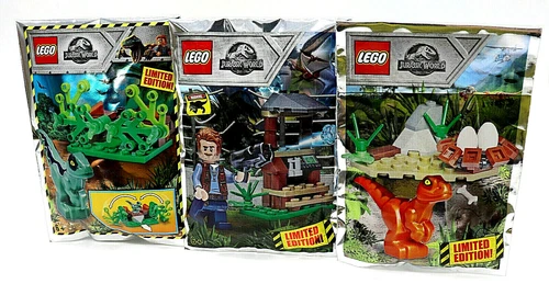 LEGO ® Jurassic World 2 x Baby Raptor + Nest + Owen + Observation Lot + Dino Hideout