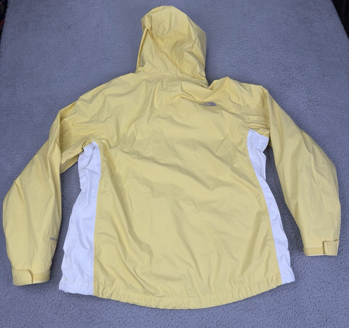 THE NORTH FACE Jacke Damen Jacke L gelb HyVent Kapuze wasserdicht Regenmantel - Bild 3 von 10