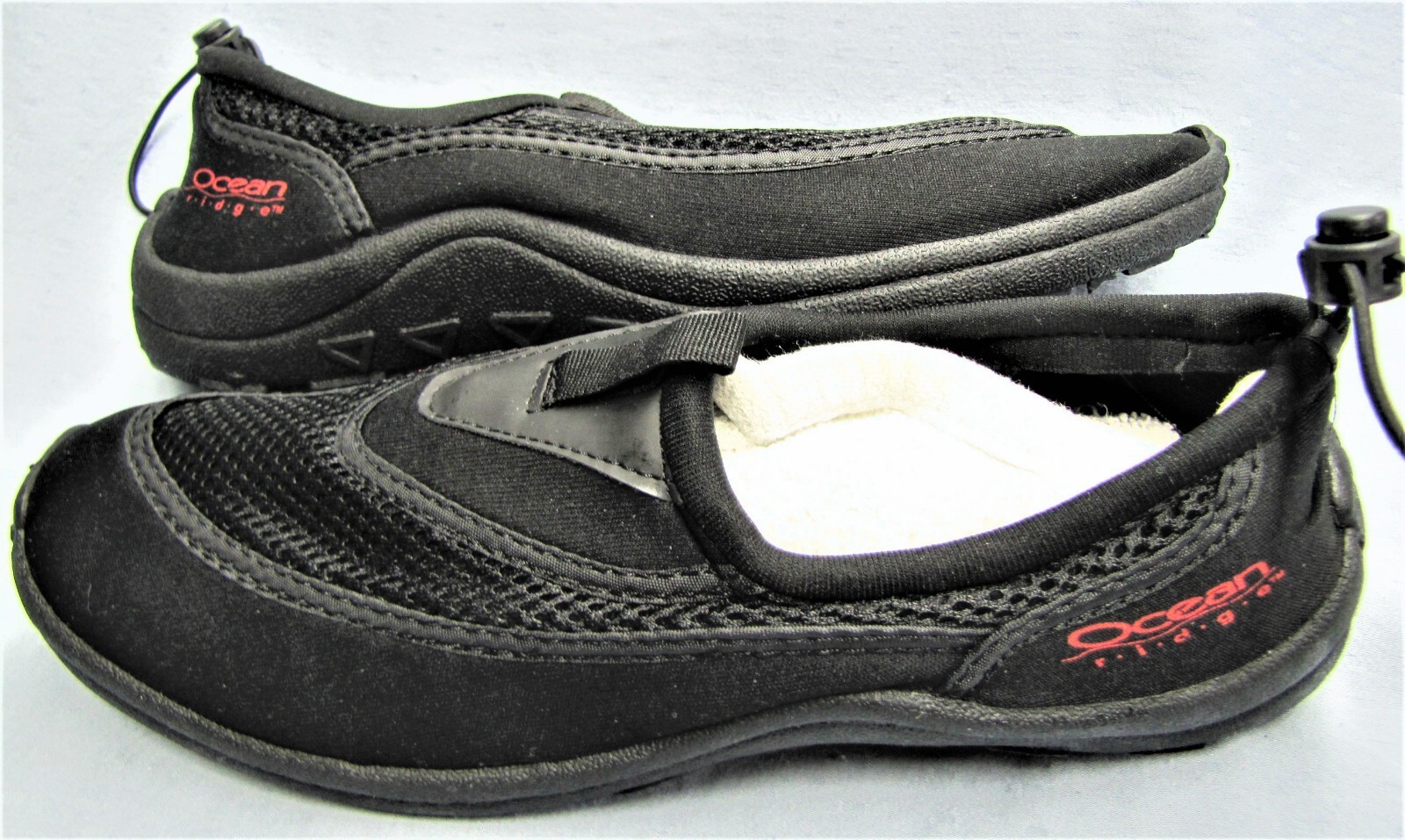 NOS Ocean Ridge Beach, Pool, Deck, Sand, Boat, Water Shoes Size 10 Black