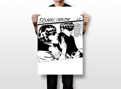 Sonic Youth LP Goo Alternative Rock Band Art Wall Room