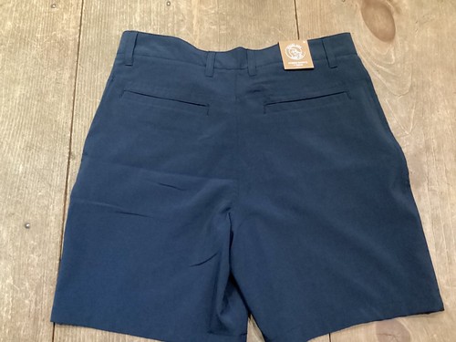 Pantalones Cortos Panama Jack Híbridos Frente Plano Azul Oscuro Talla 32, 7” Entrepierna Nuevos con Etiquetas - Imagen 4 de 7