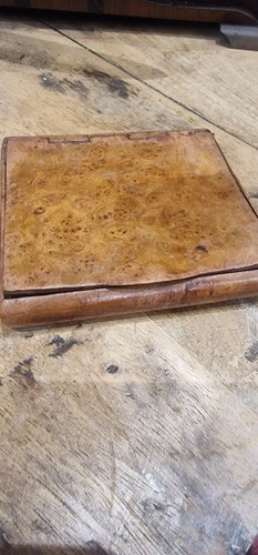Zigarettenetui Etui antik @1920- Top Zustand, Nussbaum, selten.