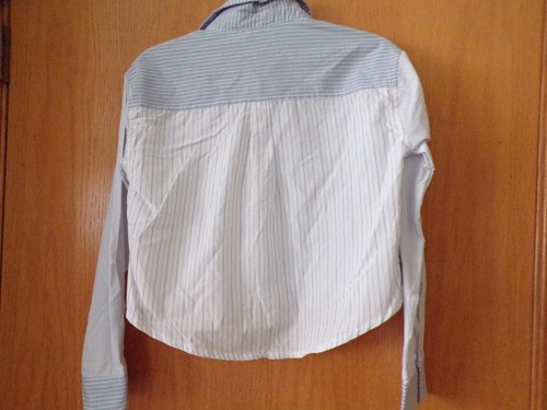 LS Button Front STRIPED WOVEN Blouse~Girl's Sizes~NEW w/tags~Choice of Colors - Picture 9 of 17