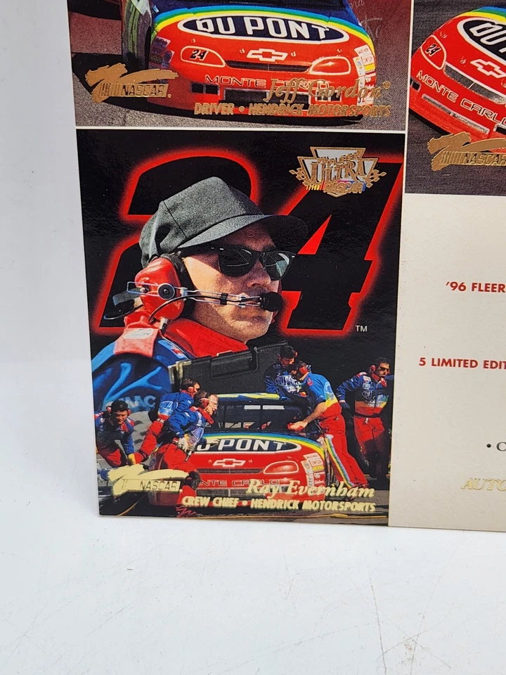 Fleer 1996 Ultra NASCAR Preview Set Composition - 5 cards - Image 4 of 4