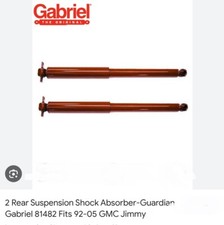 2 Rear Gas Shock Absorbers Gabriel 89050 81482 [BX#3]