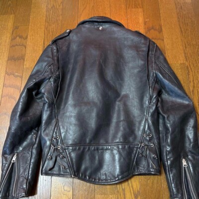 Rare 70s Schott Bros 618 Double Riders Jacket, Black, Size Rare 70s Schott Bros 618 Double Riders Jacket, Black, Size