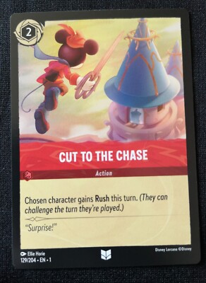 Cut To The Chase - Lorcana - The First Chapter - NM - 129