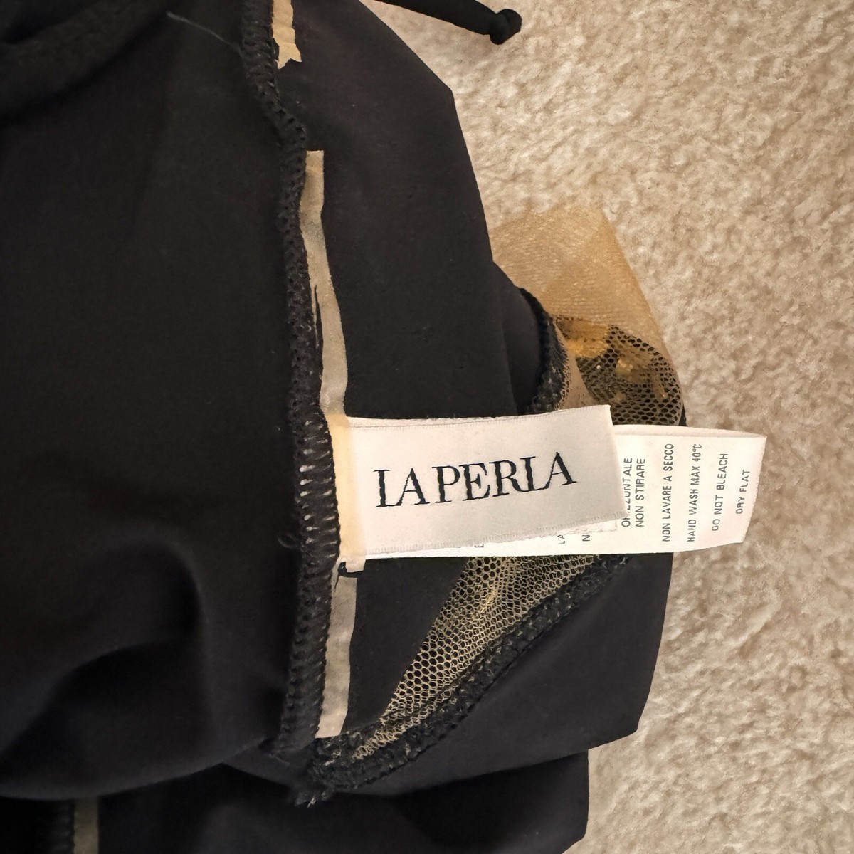 La Perla One Piece Swimsuit Black Gold US8 IT44 | eBay