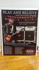 LESLIE WEST TOUR DATES 2008 BUDDA GUITAR AMPLIFIERS    PRINT AD 11 X 8.5  r