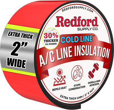 2In X 14Ft AC Line Insulation, AC Line Insulation Wrap, AC Tape, AC Hose Insu...