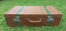 Schöner alter Koffer Reisekoffer tolles Design Einlegefach Antik Art Deco RAR