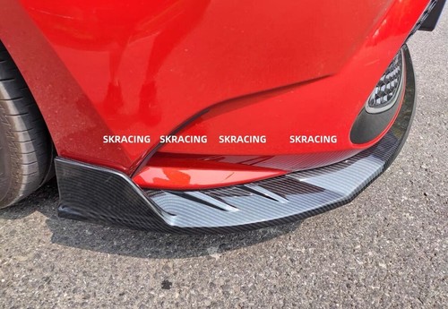 Kits de labios de parachoques delantero con aspecto de fibra de carbono ABS para Toyota Corolla LE 2020-2024 - Imagen 7 de 13