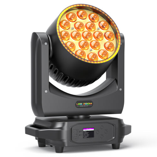19x20W Moving Head Lights RGBW 4-in-1 LED Stage Light with Zoom Beam Wash Effect - Picture 11 of 12