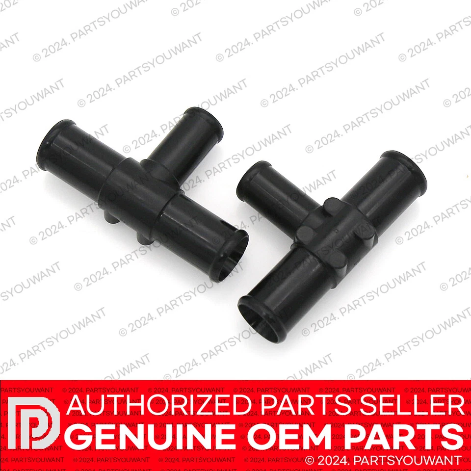 GENUINE Toyota Lexus OEM Heater Water Outlet T-Pipe Hose 87248-60460 [SET OF 2] — 第 3/3 张图片