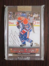 2019-20 UD Buyback Upper Deck Young Guns Gold Ink /25 Nail Yakupov RC Auto 19-20