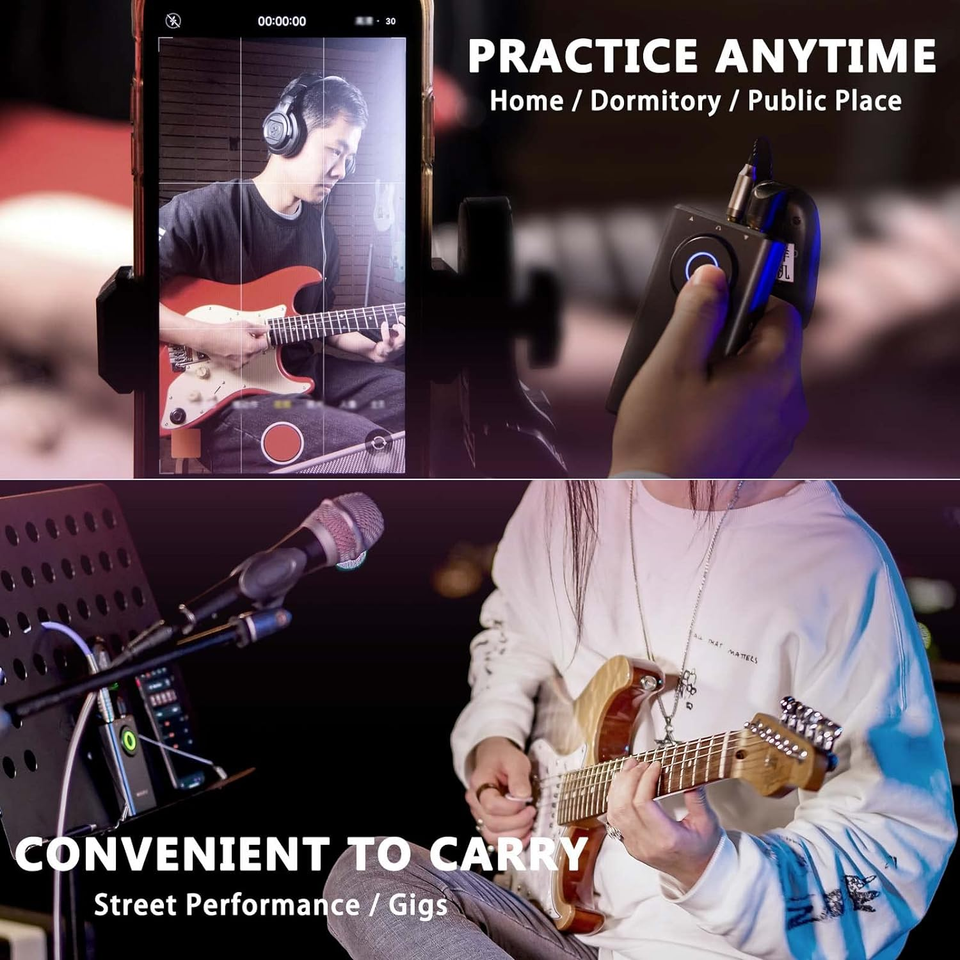 P1 Guitar MultiEffects Processor, Bass Guitar Pedals with 126 Effects