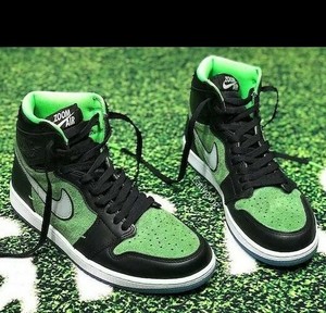 Nike Air Jordan 1 High Zoom Zen Green Rage Hulk DS StockX Verified  Tomatillo NIB | eBay