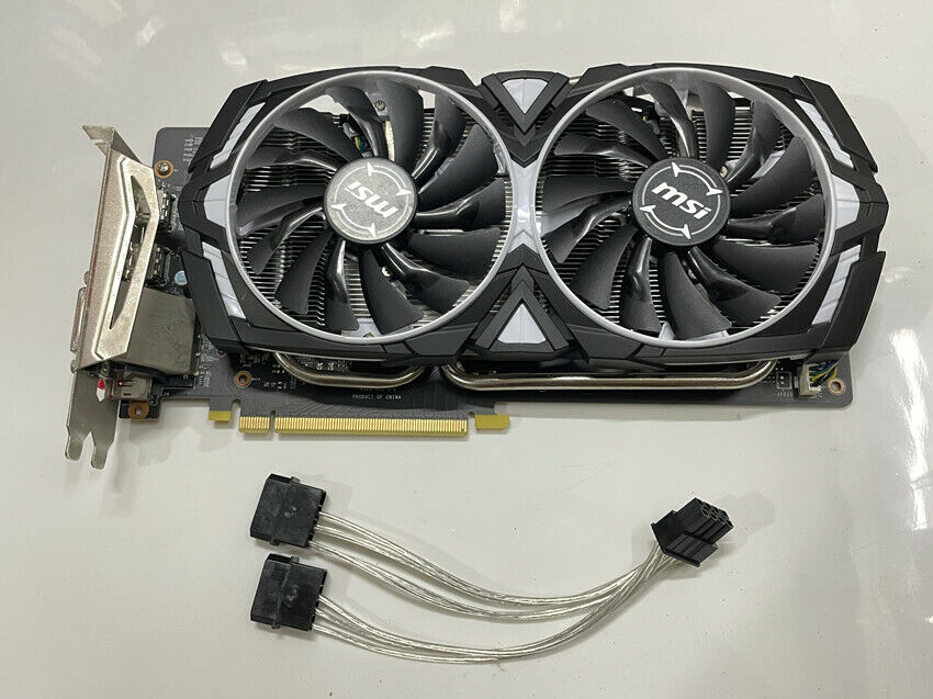 MSI NVIDIA GeForce GTX 1060 ARMOR 3G OC 3GB DDR5 Express Video |