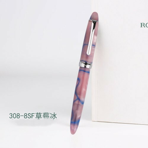 PENBBS 308 Acrylic China Fountain Pen Smooth Fine Nib 0.5mm Office Writing #B9 - Picture 26 of 43